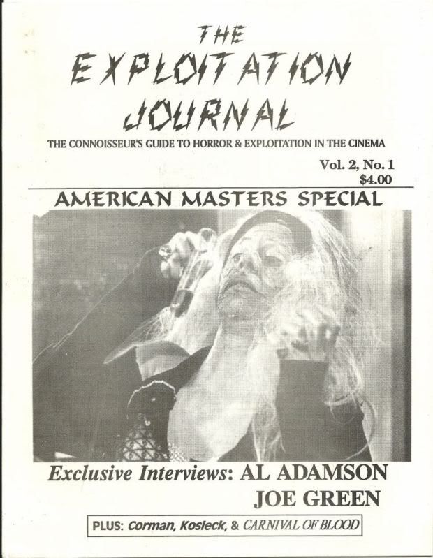 EXPLOITATION JOURNAL magazine side cover Issue 17  Vol 2 # 1  1994