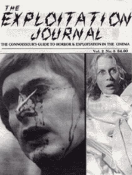 EXPLOITATION JOURNAL magazine side cover Issue 20  Vol 2 # 5  1996