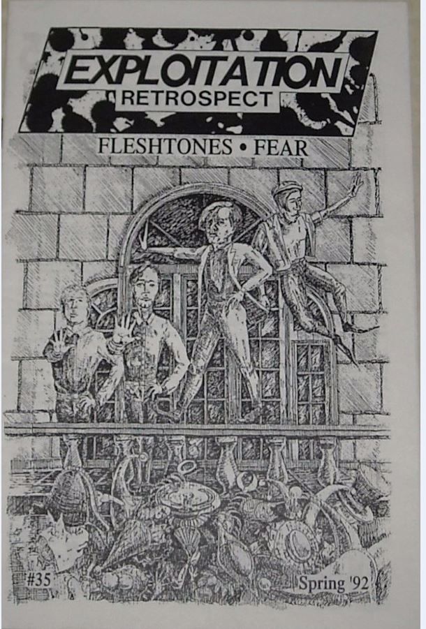 EXPLOITATION RETROSPECT magazine side cover Issue 35 Spring 1992