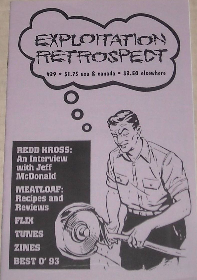 EXPLOITATION RETROSPECT magazine side cover Issue 39  1994