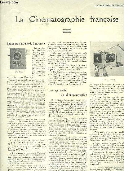 EXPORTATEUR FRANCAIS CINEMA | L magazine side cover 18 February 1926