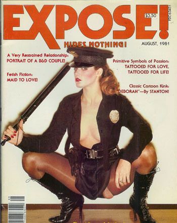 EXPOSE magazine side cover  Vol 1 # 5 August 1981