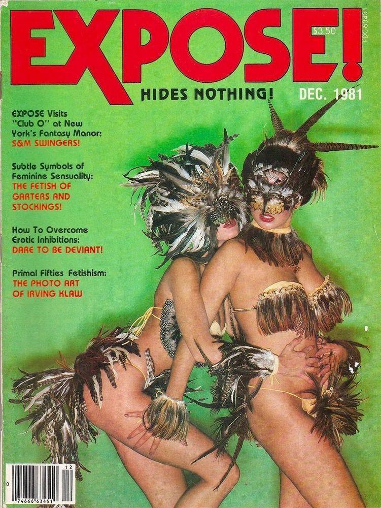 EXPOSE magazine side cover  Vol 2 # 1 December 1981