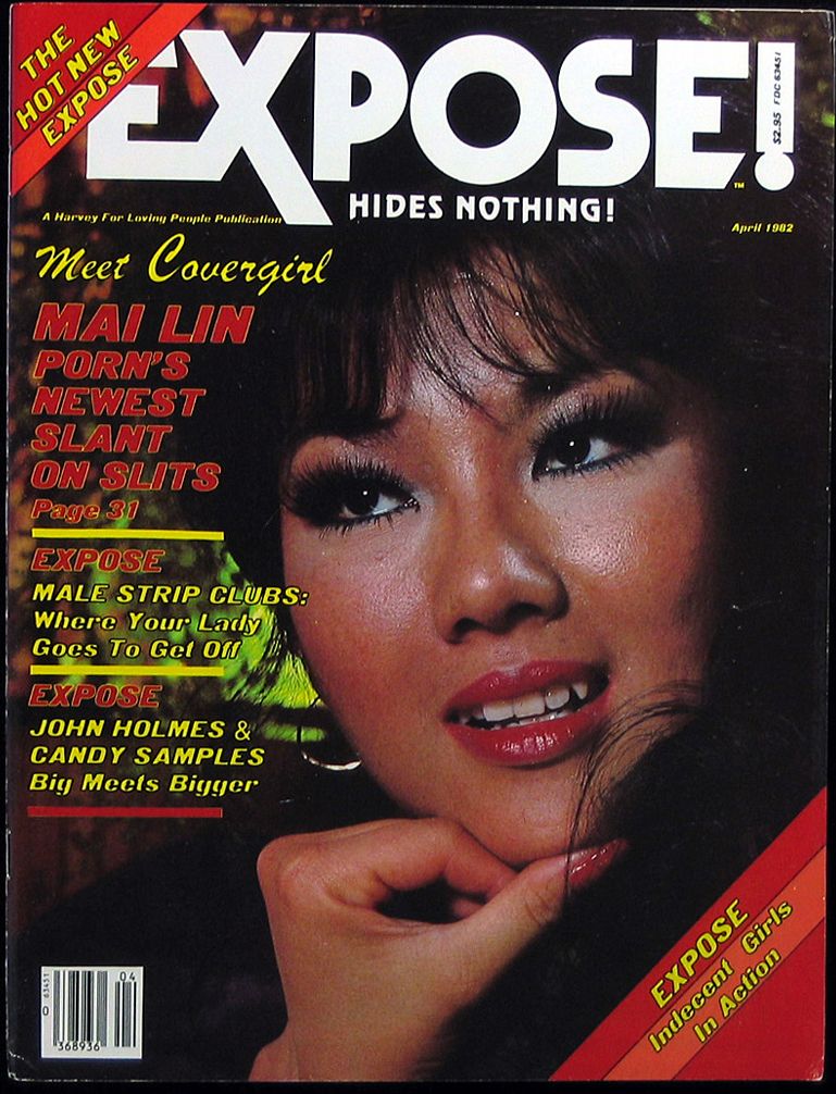 EXPOSE magazine side cover April 1982