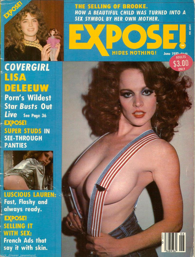 EXPOSE magazine side cover June 1982