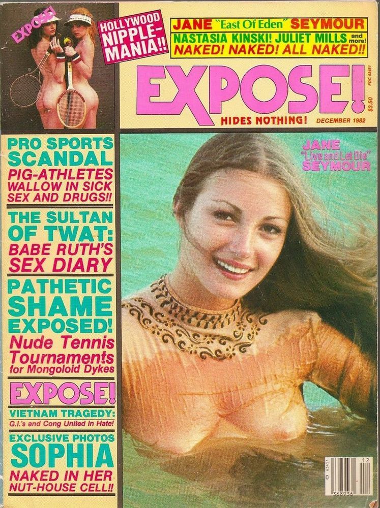 EXPOSE magazine side cover December 1982
