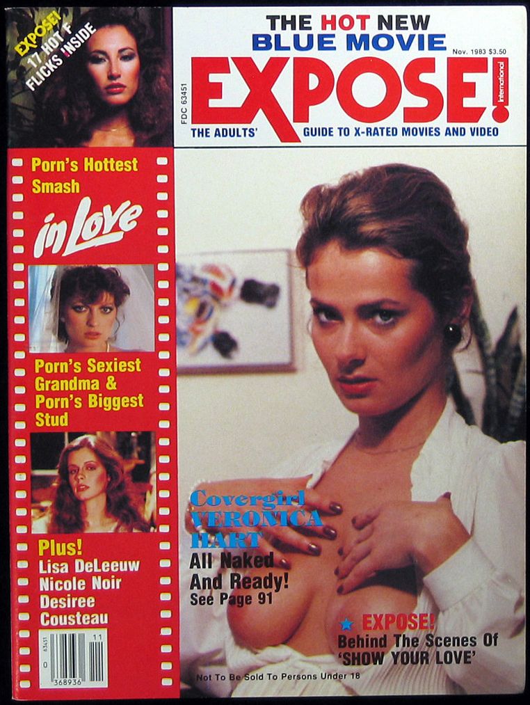 EXPOSE magazine side cover November 1983