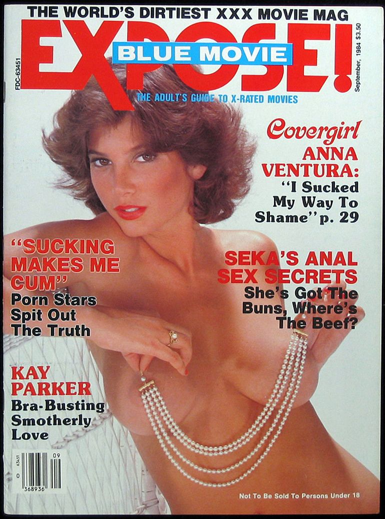 EXPOSE magazine side cover September 1984