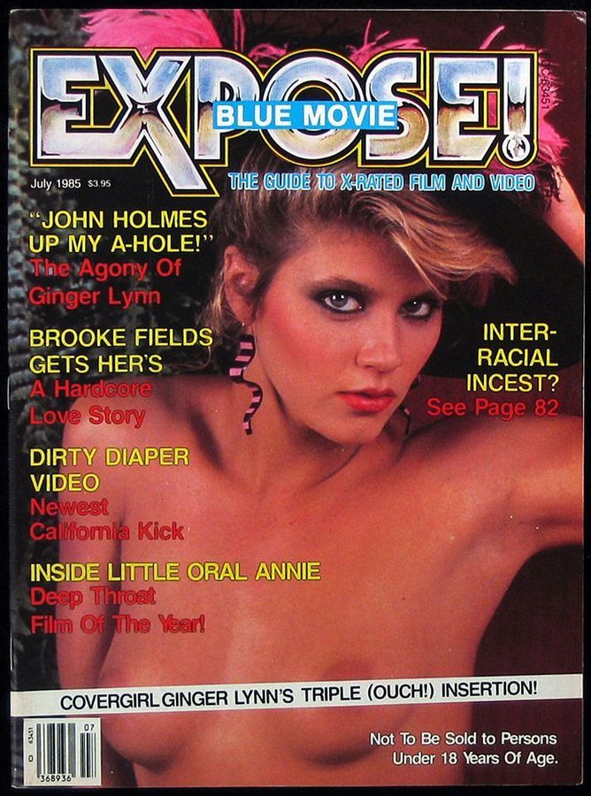 EXPOSE magazine side cover July 1985