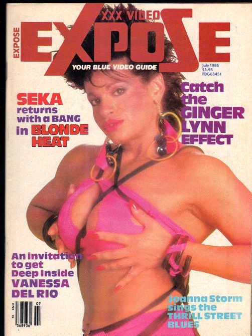 EXPOSE magazine side cover  Vol 6 No  5  July 1986