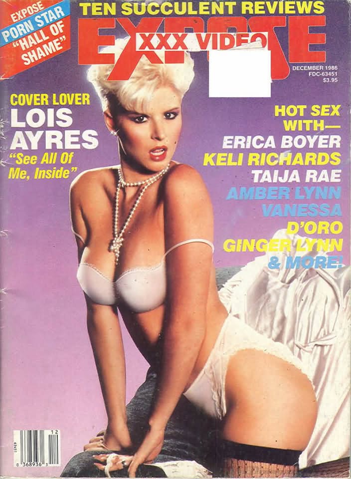EXPOSE magazine side cover  Vol 6 No  8  December 1986