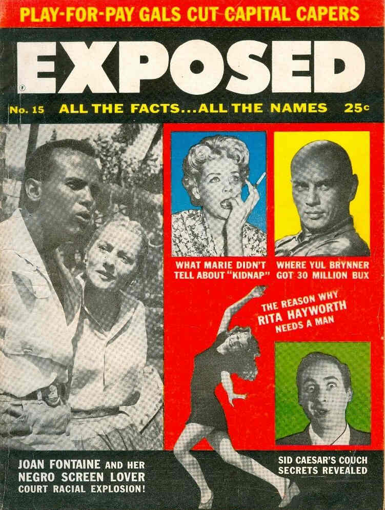 EXPOSED magazine side cover Issue 15 June 1957