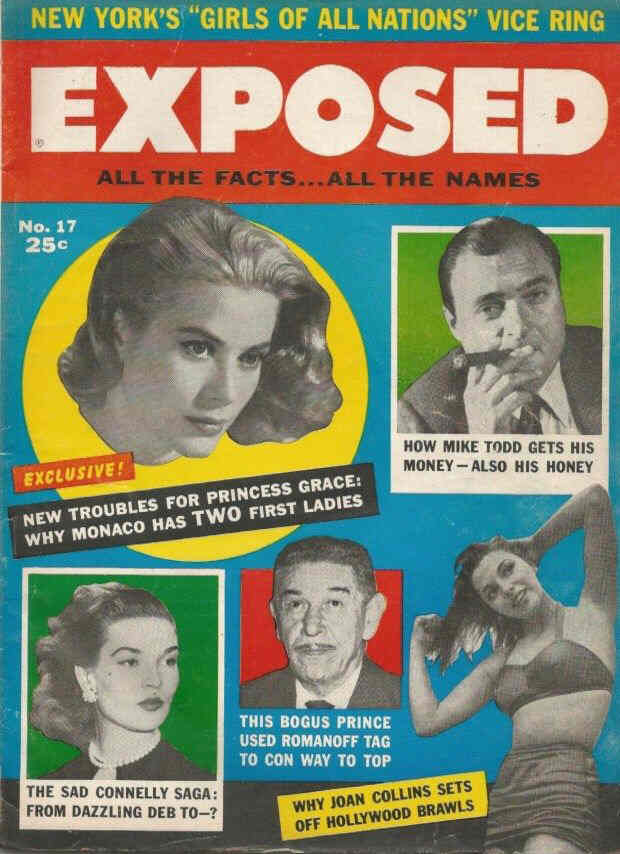 EXPOSED magazine side cover Issue 17 August 1957