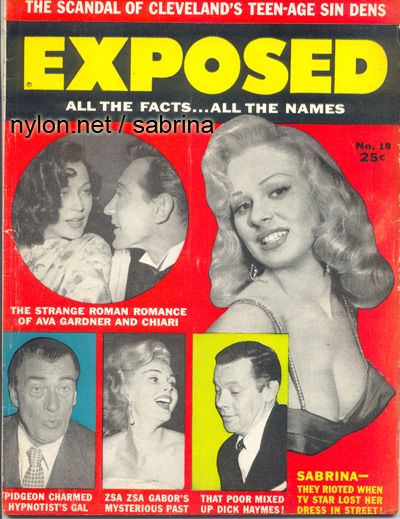 EXPOSED magazine side cover Issue 18 October 1957