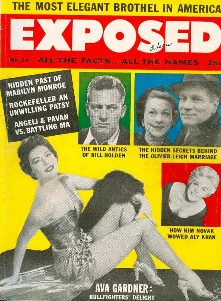 EXPOSED magazine side cover Issue 10 November 1956