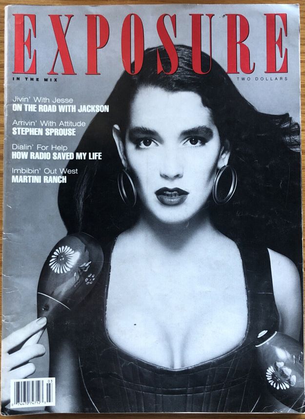 EXPOSURE (USA) magazine side cover Issue 3  June/July 1988