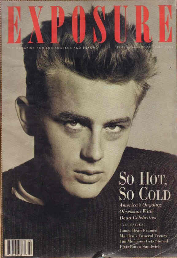 EXPOSURE (USA) magazine side cover  July 1990