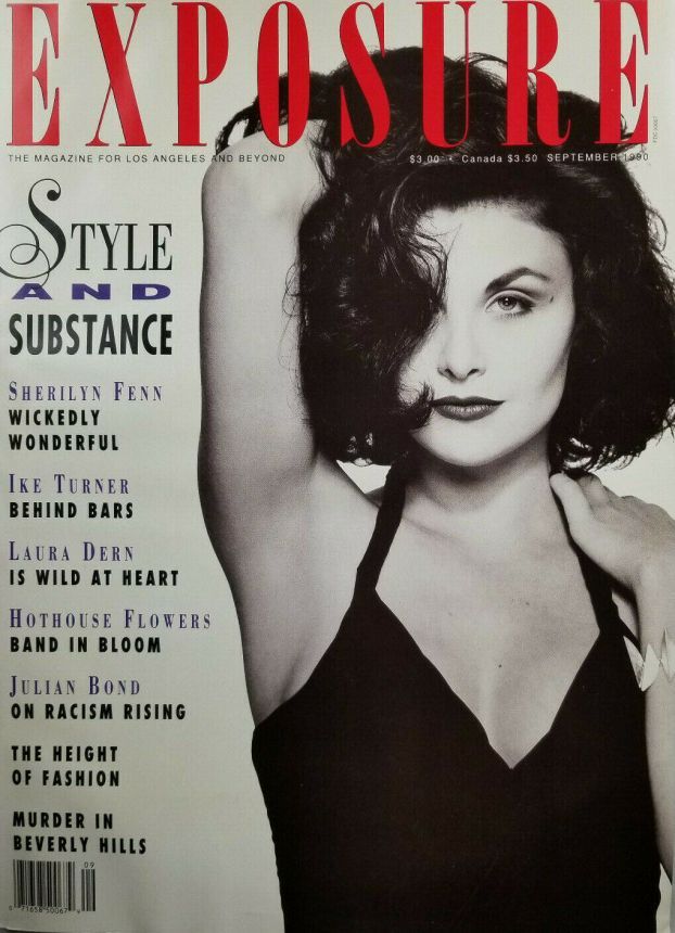 EXPOSURE (USA) magazine side cover  September 1990