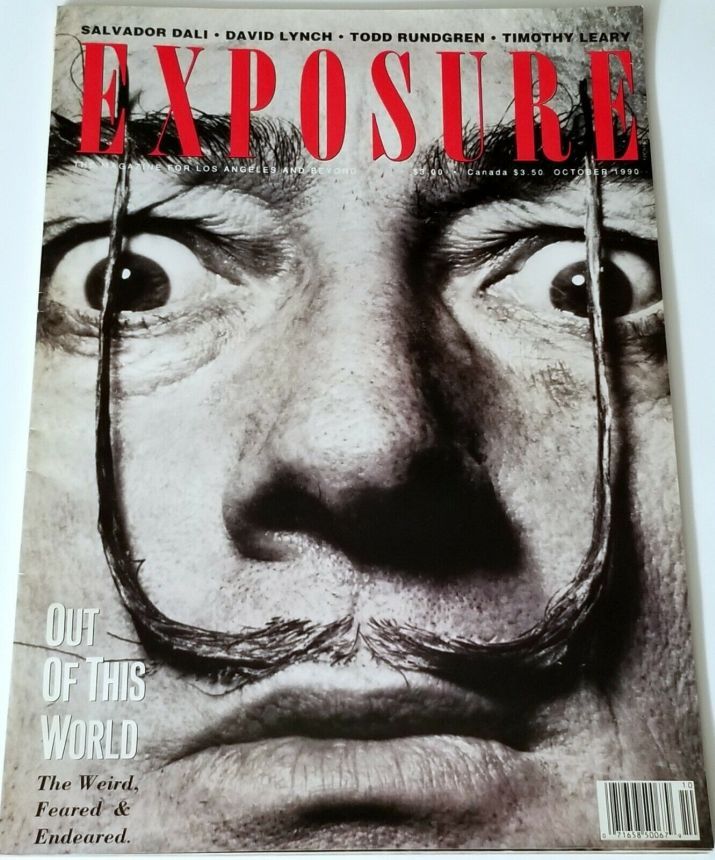 EXPOSURE (USA) magazine side cover  October 1990