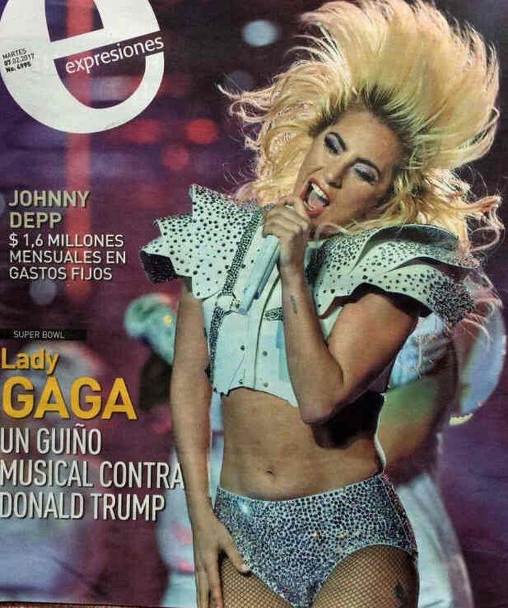 EXPRESIONES magazine side cover 7 February 2017