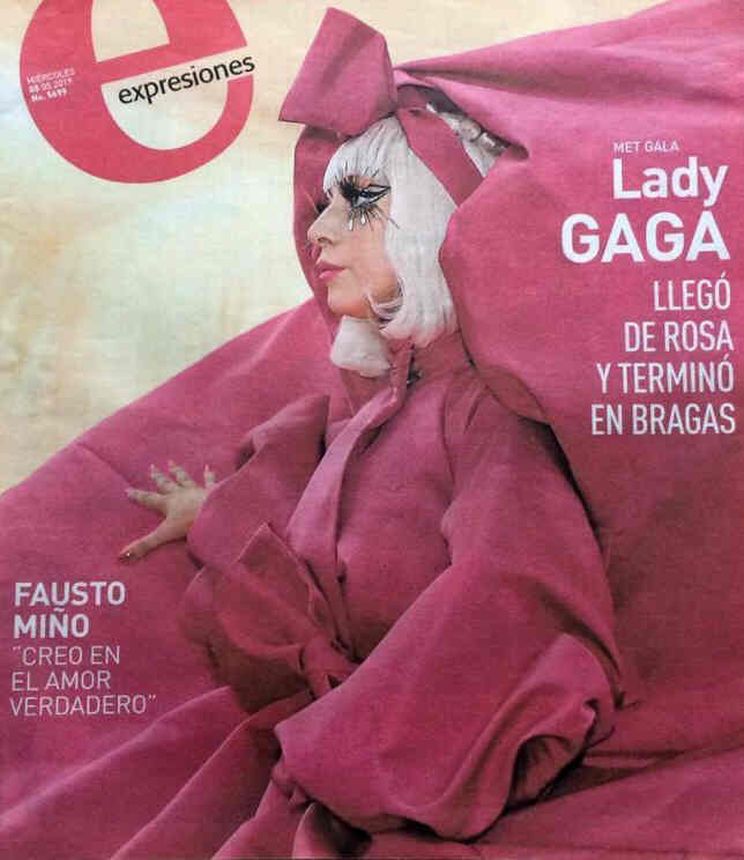 EXPRESIONES magazine side cover 5 May 2019