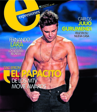 EXPRESIONES magazine side cover 15 April 2014