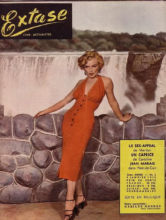 EXTASE (Be) magazine side cover Issue 2 9 January 1953