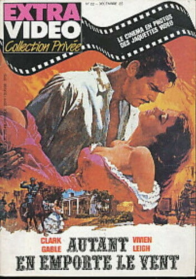 EXTRA VIDEO COLLECTION PRIVEE magazine side cover Issue 22  December 1985