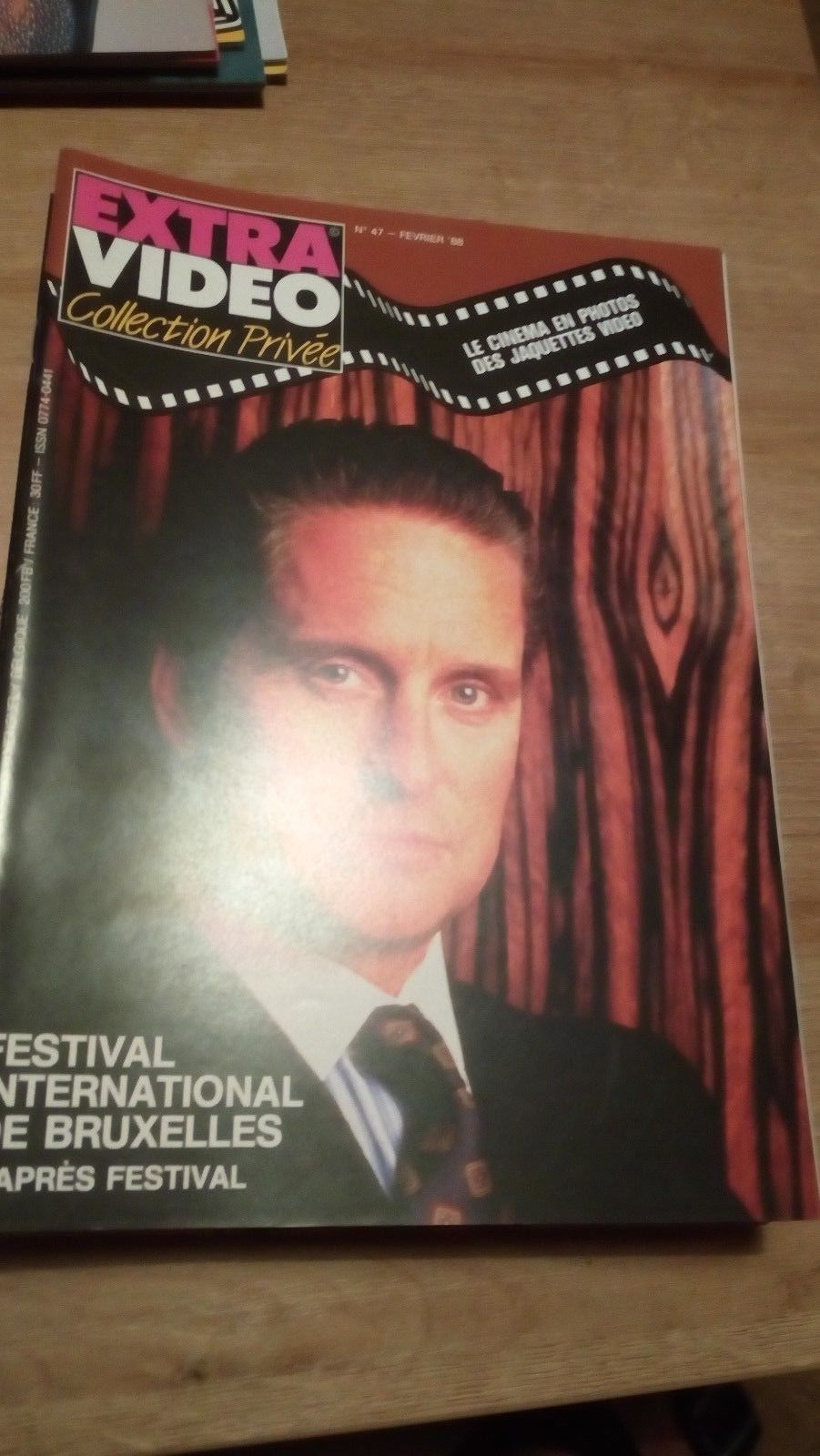 EXTRA VIDEO COLLECTION PRIVEE magazine side cover Issue 47  February 1988