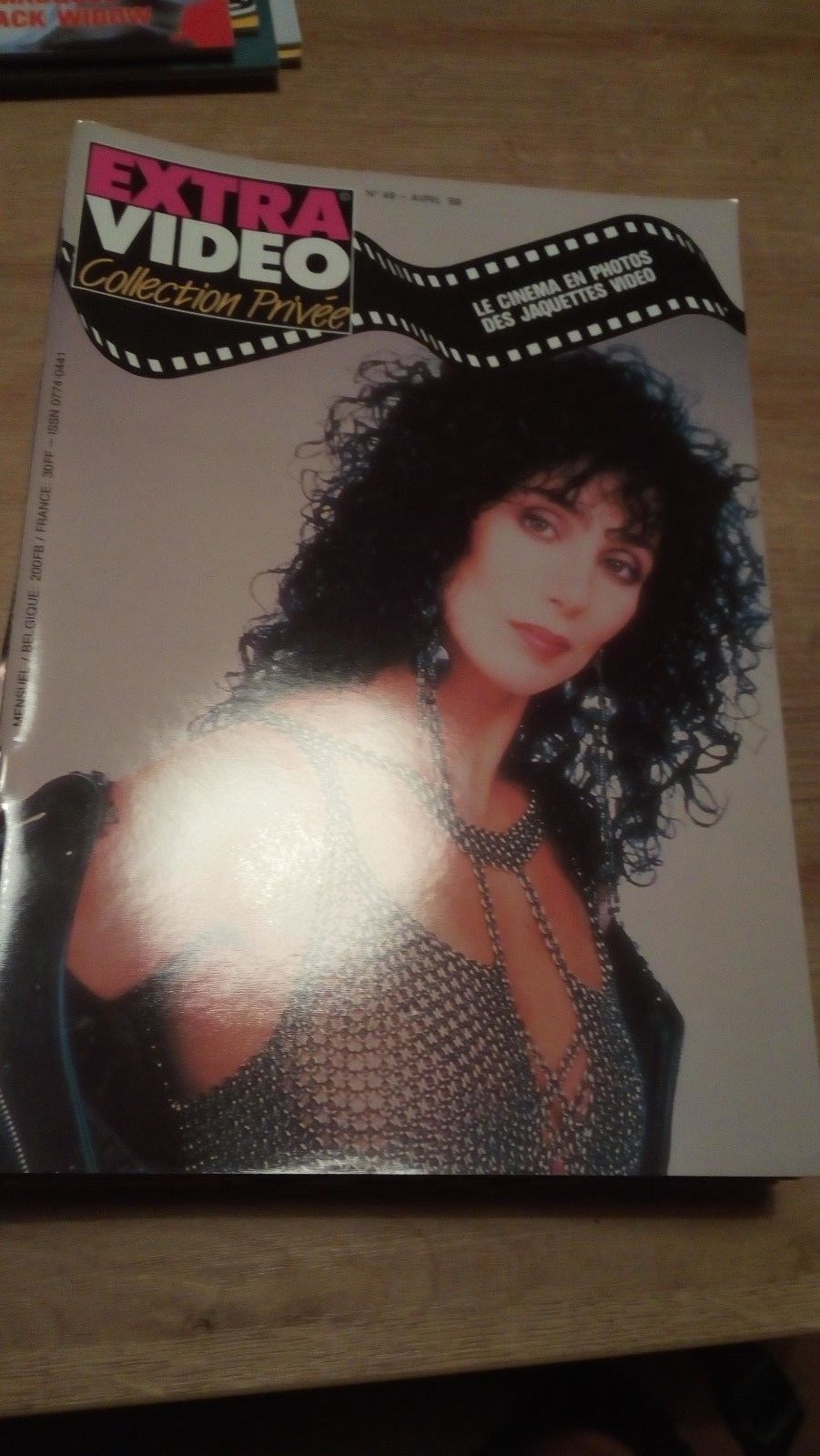 EXTRA VIDEO COLLECTION PRIVEE magazine side cover Issue 49  April 1988