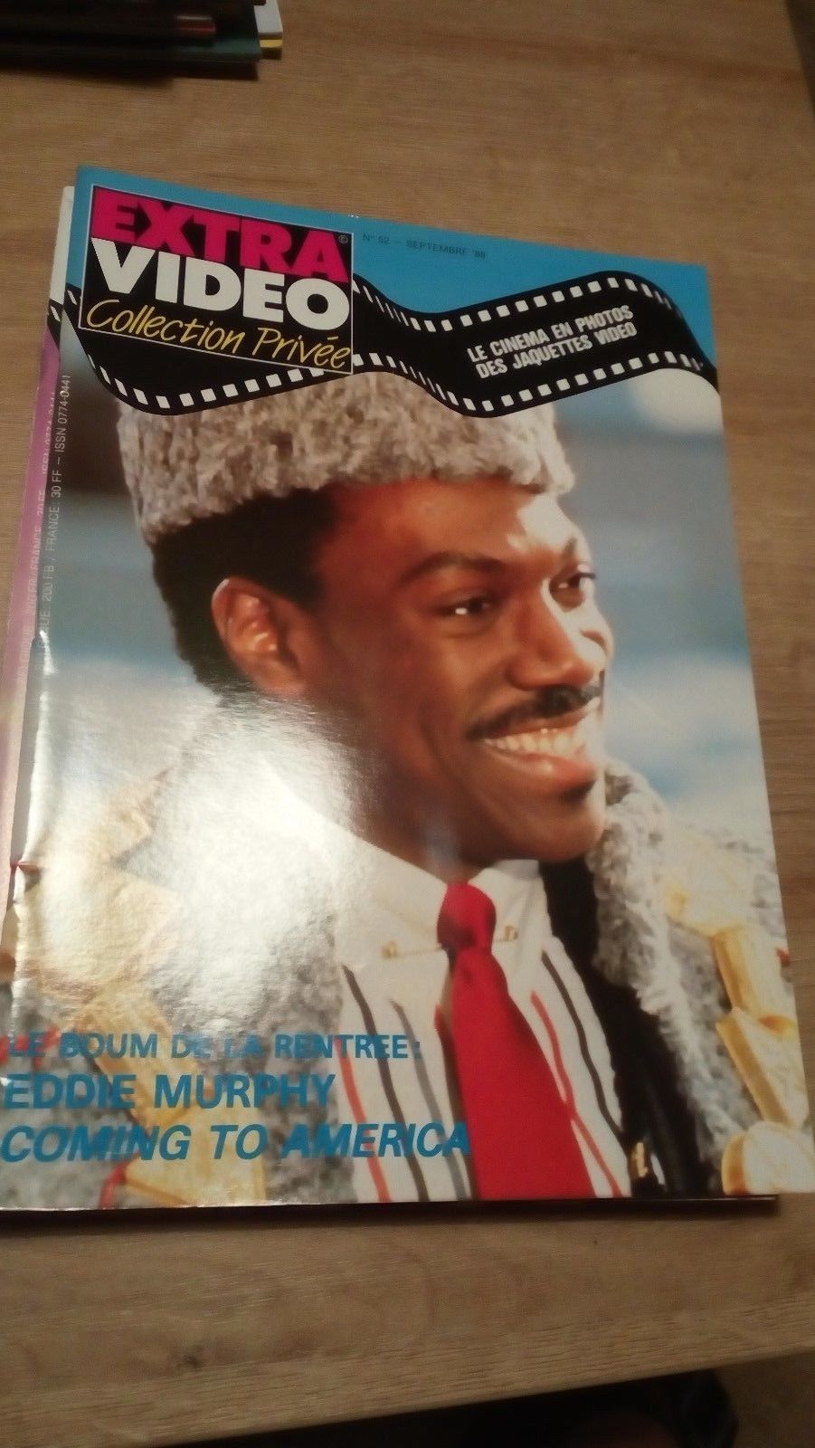 EXTRA VIDEO COLLECTION PRIVEE magazine side cover Issue 52  September 1988