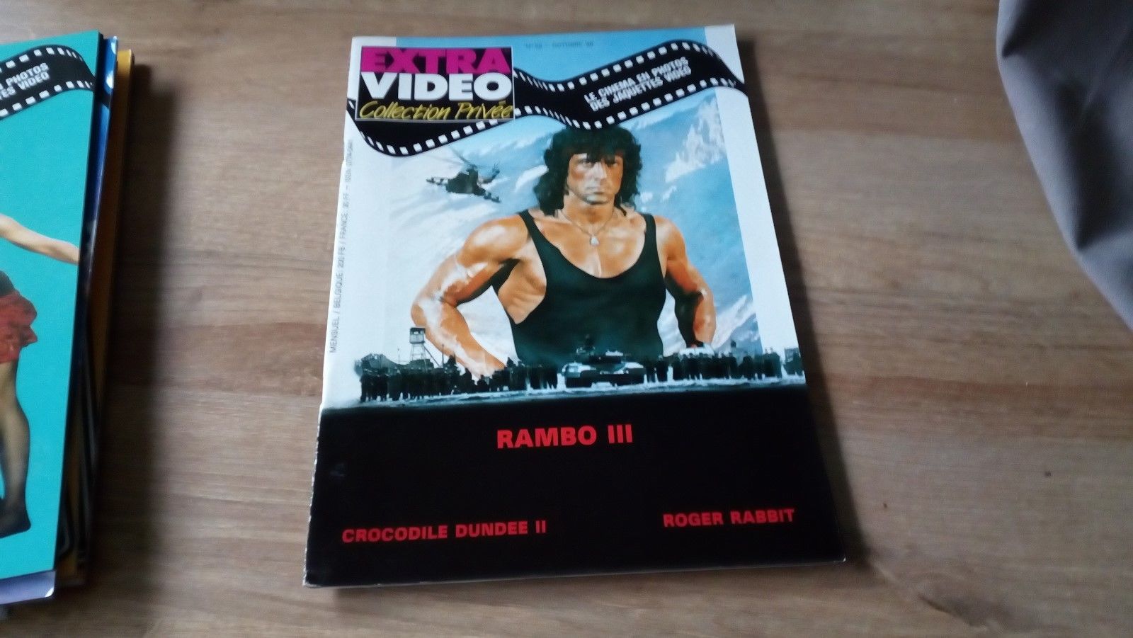 EXTRA VIDEO COLLECTION PRIVEE magazine side cover Issue 53  October 1988