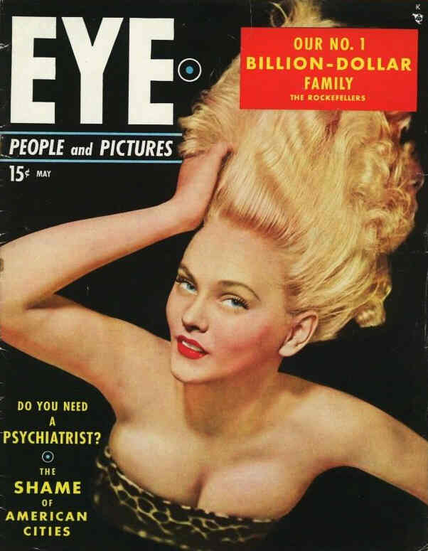 EYE magazine side cover  Vol 1 # 1 May 1949