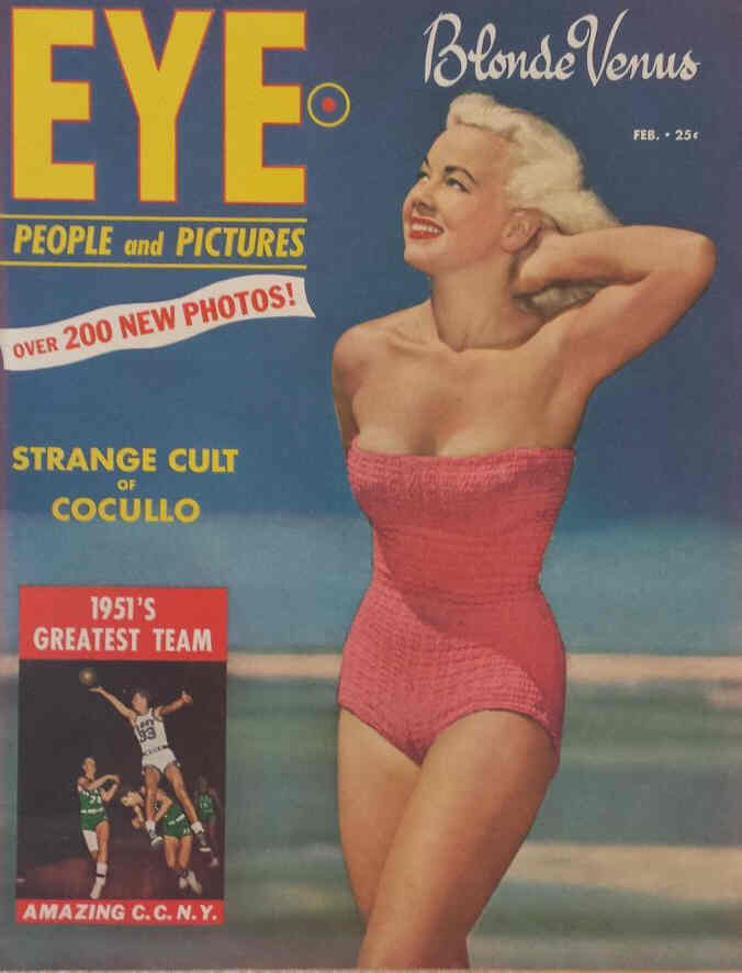 EYE magazine side cover  Vol 1 # 10  February 1951