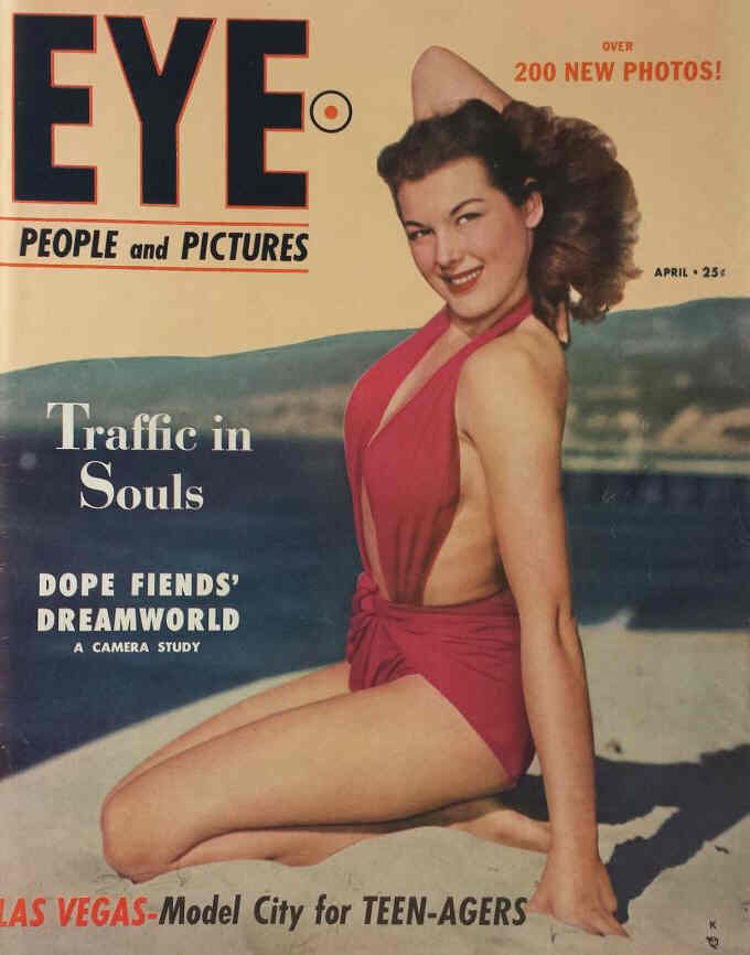 EYE magazine side cover  Vol 1 # 11  April 1951