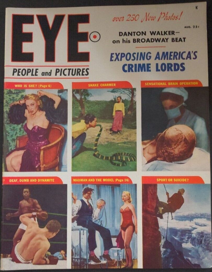 EYE magazine side cover  Vol 2 No 1  August 1951