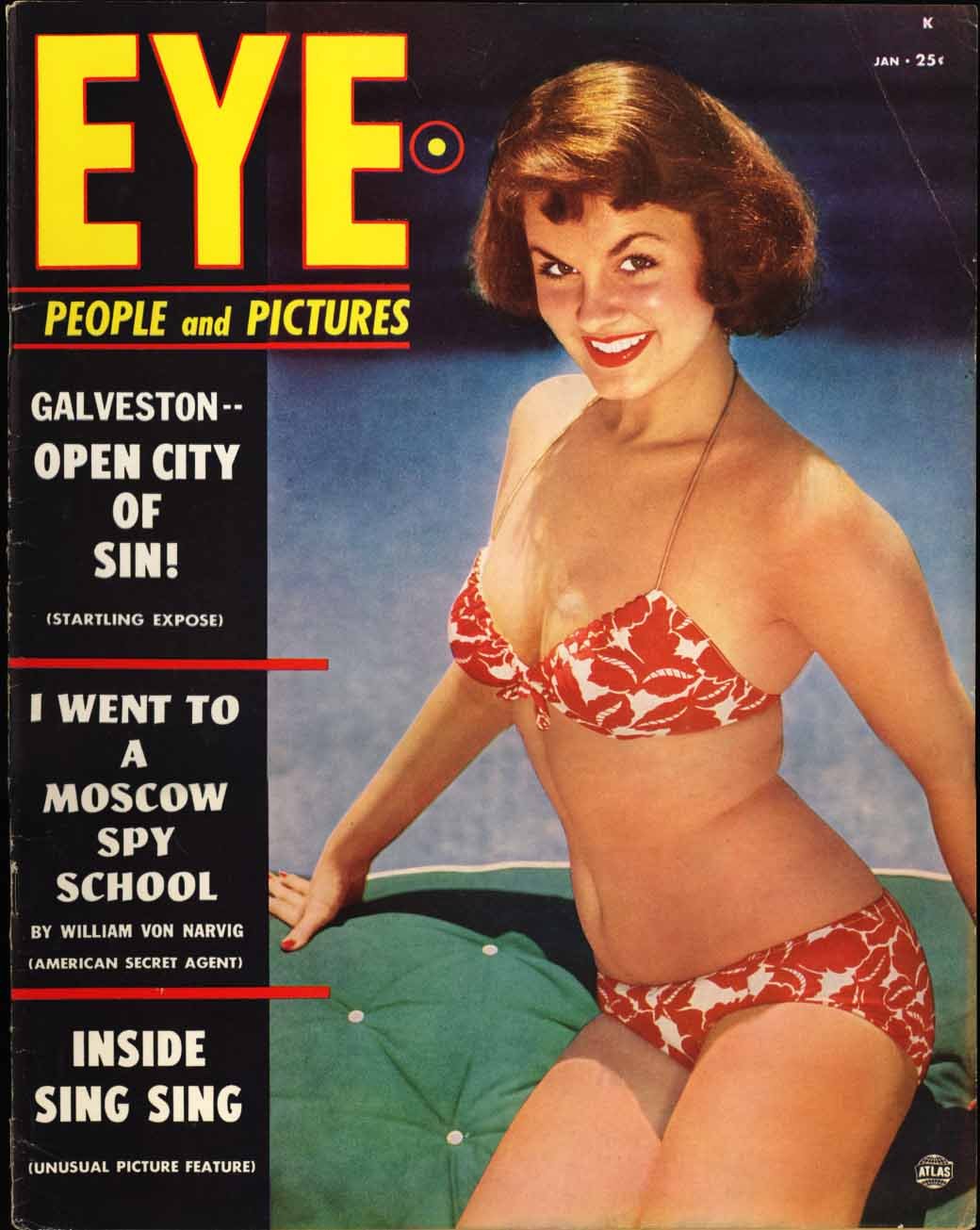 EYE magazine side cover  Vol 2 No 3  January 1952