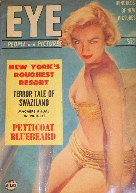 EYE magazine side cover  Vol 2 # 8 November 1952