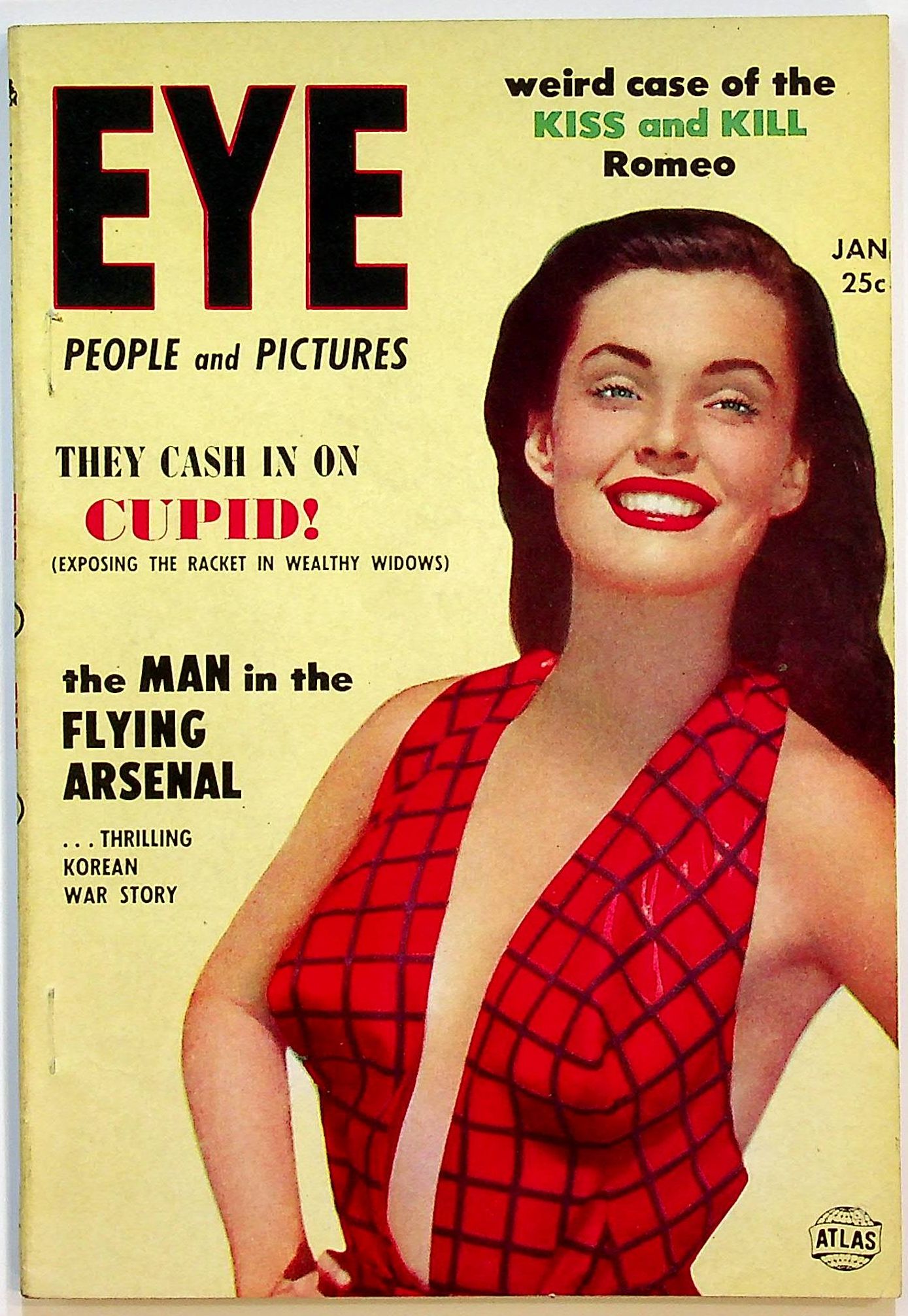 EYE magazine side cover  Vol 3 No  1  January 1953