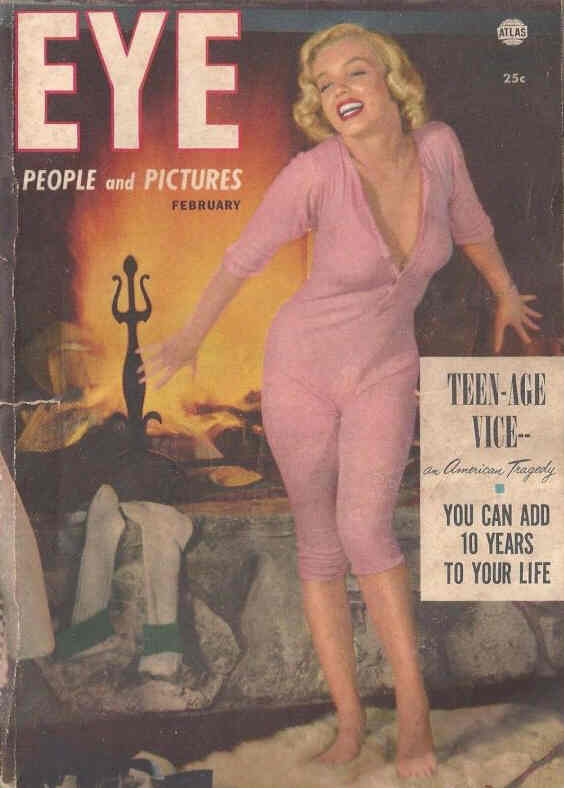 EYE magazine side cover  Vol 3 # 2  February 1953