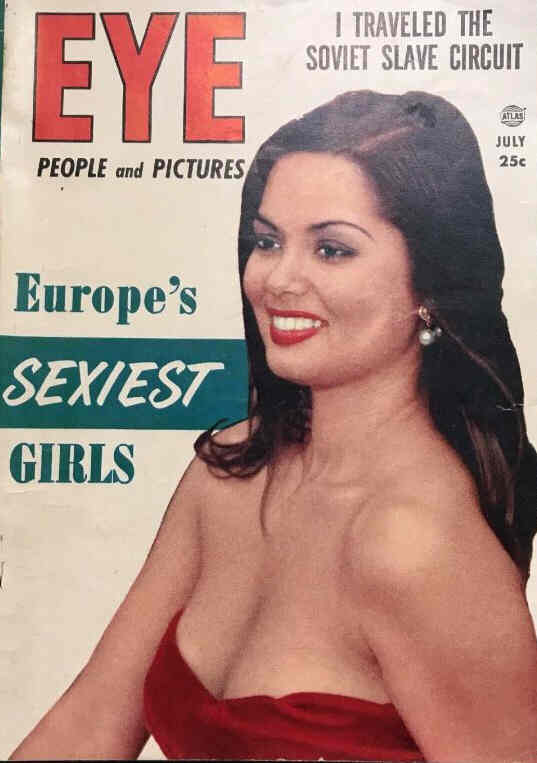 EYE magazine side cover  Vol 3 # 7  July 1953