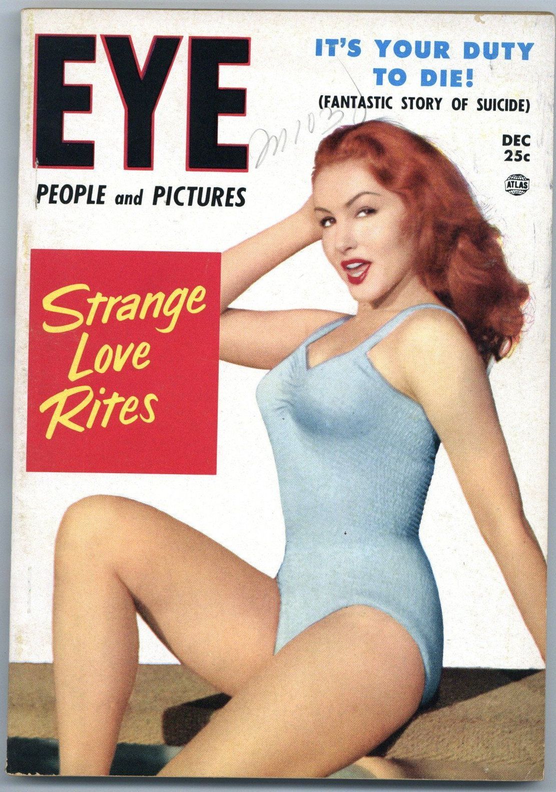 EYE magazine side cover  Vol 3 No  12  December 1953