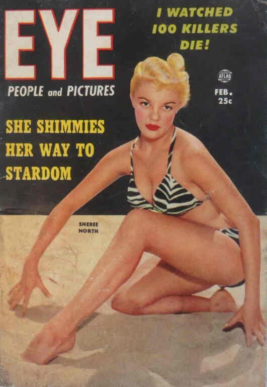 EYE magazine side cover  Vol 4 # 2  February 1954