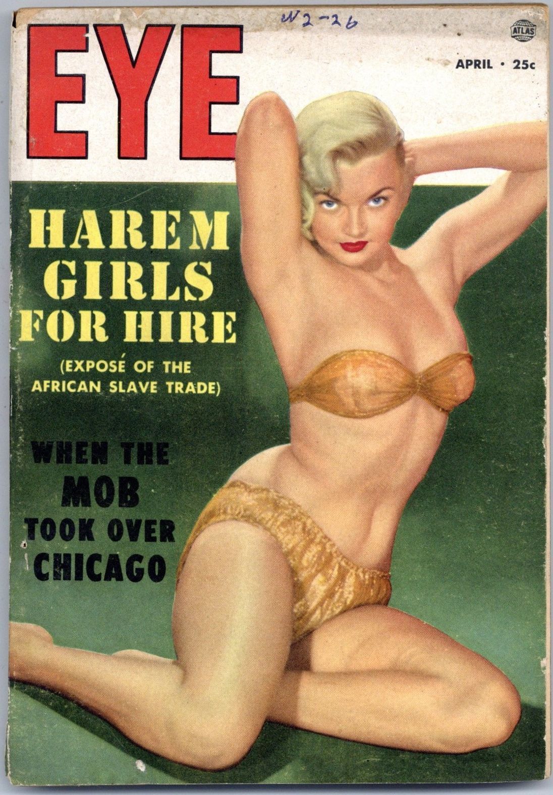 EYE magazine side cover  Vol 4 No  4  April 1954