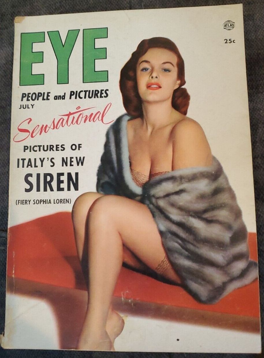 EYE magazine side cover  Vol 4 No  7  July 1954