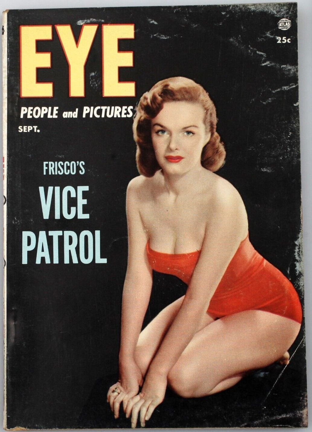 EYE magazine side cover  Vol 4 No  9  September 1954