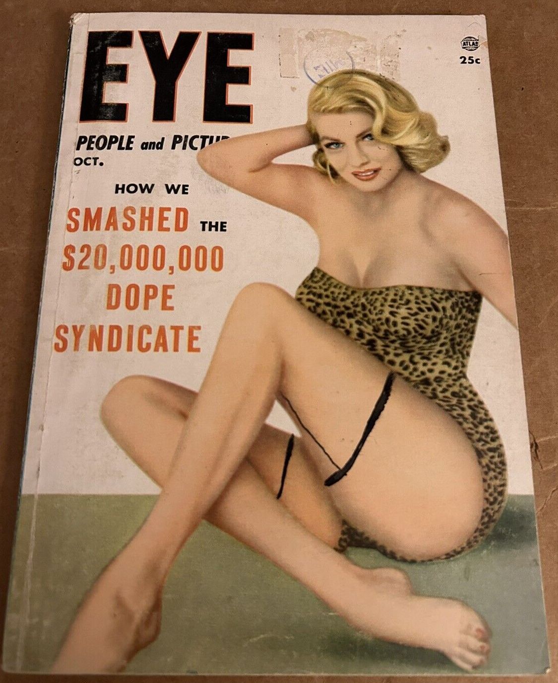 EYE magazine side cover  Vol 4 No  10  October 1954