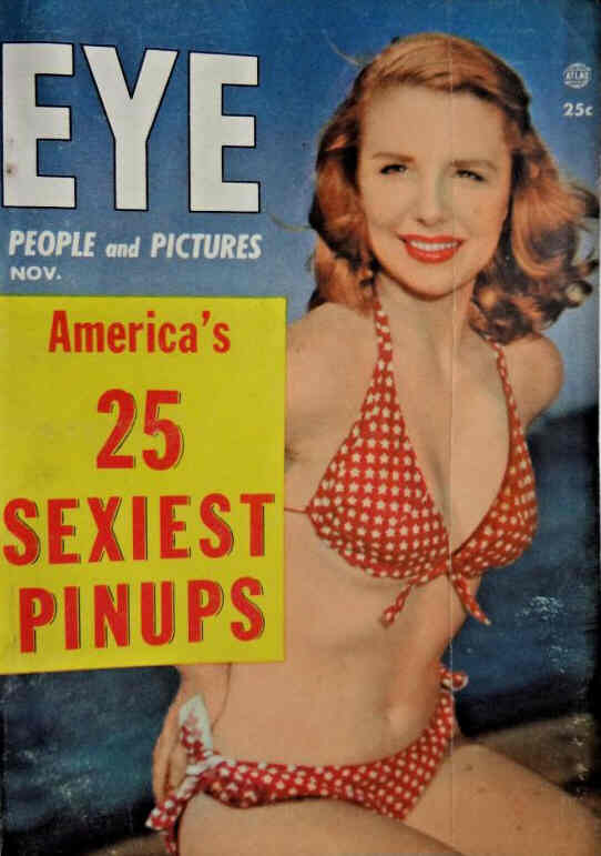 EYE magazine side cover  Vol 4 # 11  November 1954