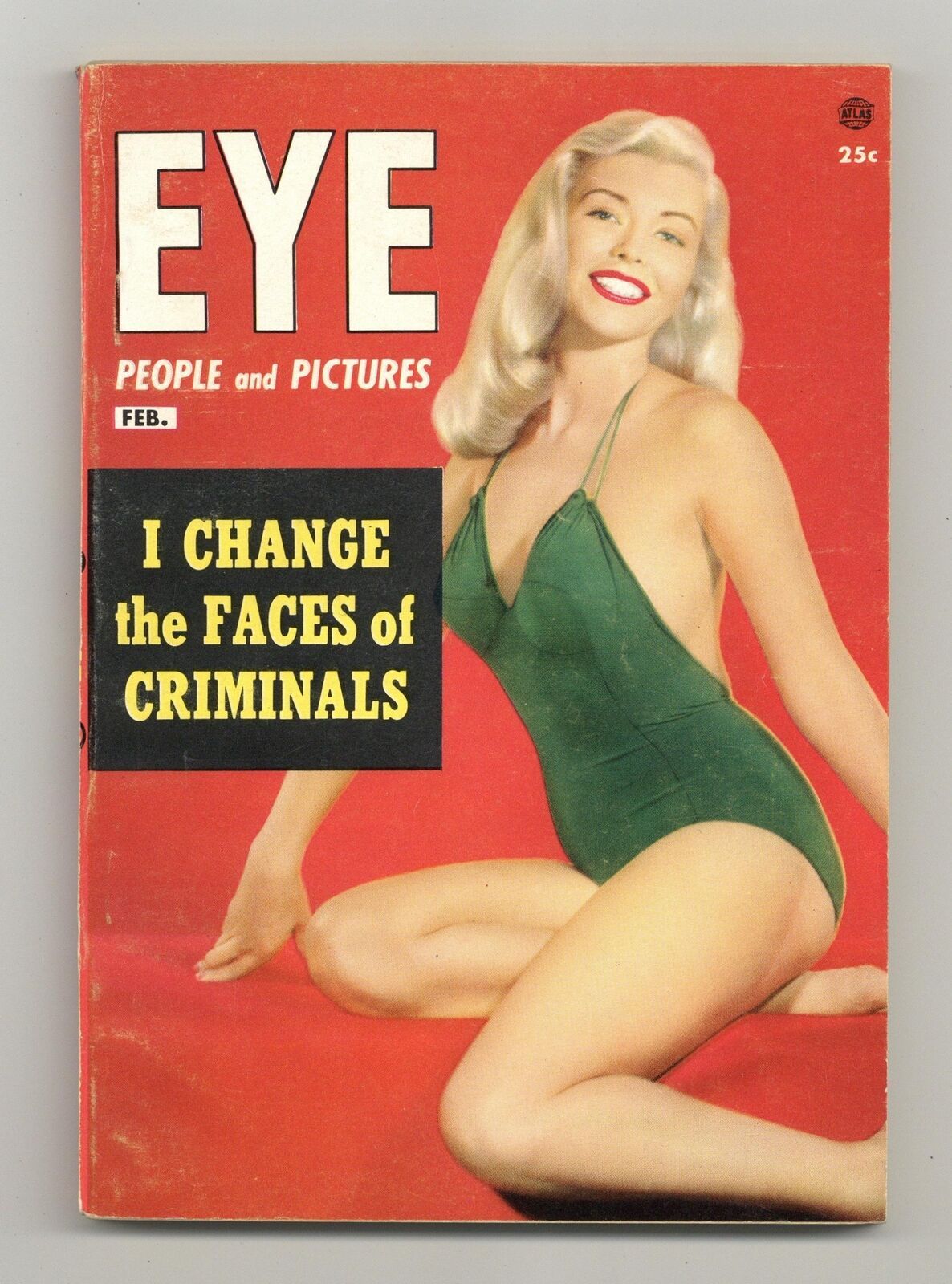 EYE magazine side cover  Vol 5 No  1  February 1955