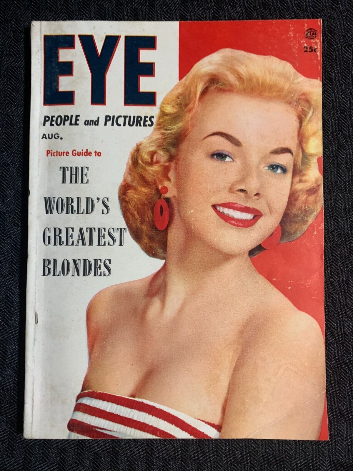 EYE magazine side cover  Vol 5 No  4  August 1955